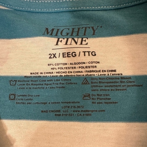 Mighty Fine NASA Cropped Tee Size 2X - Picture 4 of 6